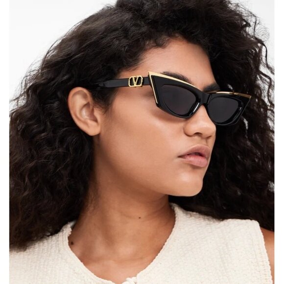 NEW VALENTINO V-GOLDCUT-I VLS-113A CAT EYE WOMEN SUNGLASSES VLS-113A main image 5